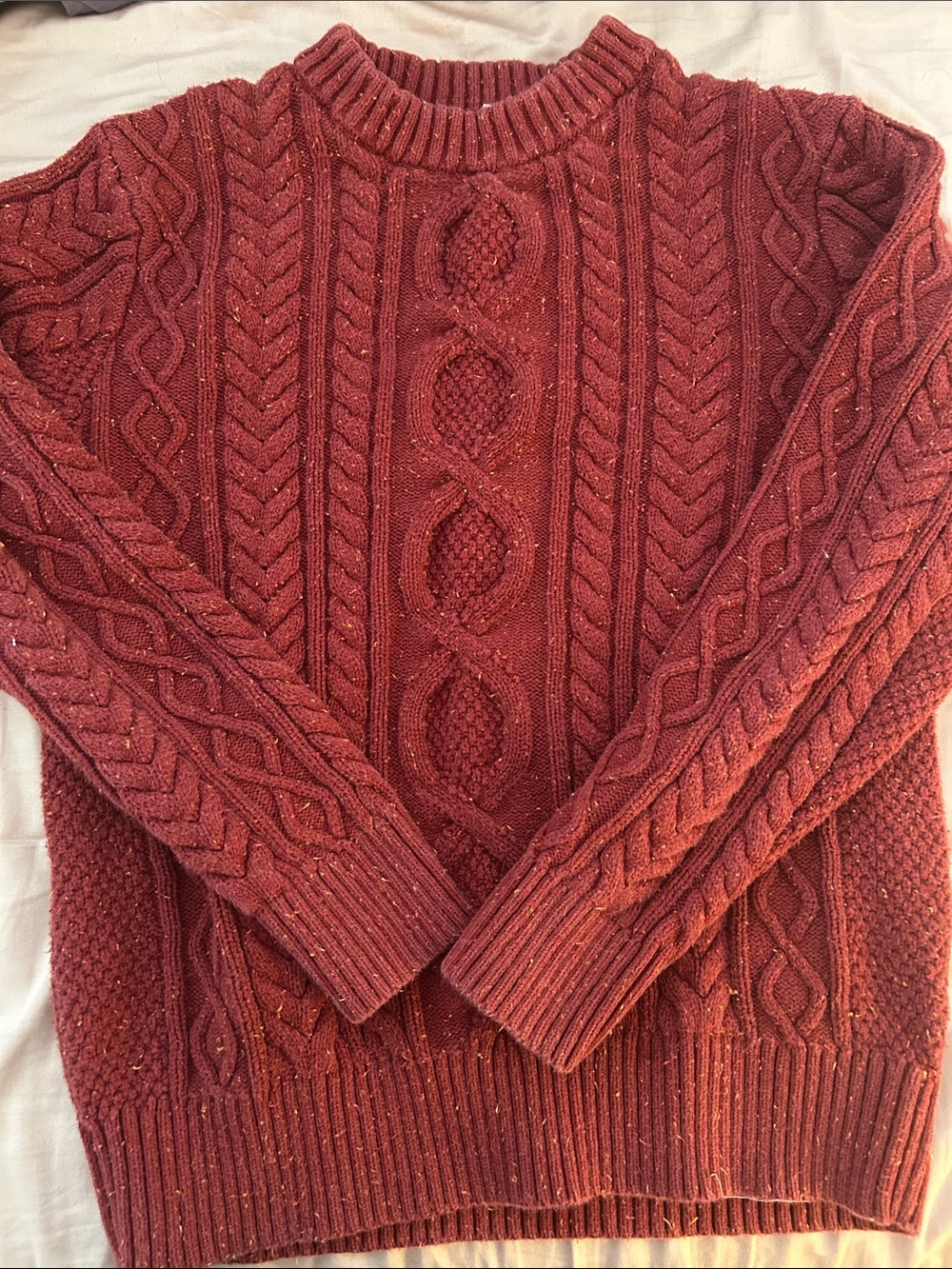 Vintage speckled LL Bean sweater